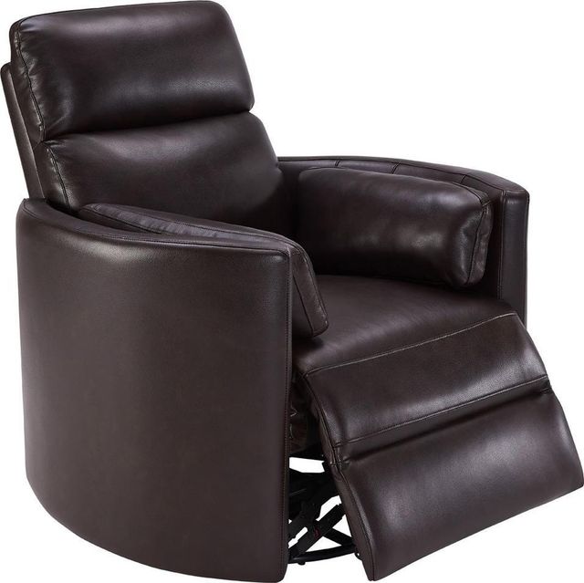 Parker House® Radius Florence Brown Leather Power Swivel Glider Recliner-2