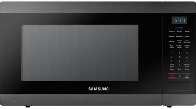 Samsung 1.9 Cu. Ft. Black Stainless Steel Countertop Microwave