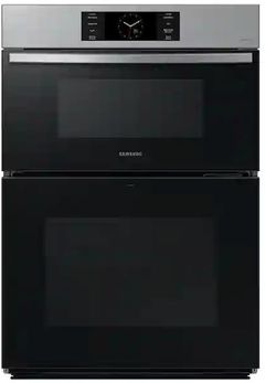 Samsung Bespoke 30" Stainless Steel Oven/Microwave Combination Electric Wall Oven