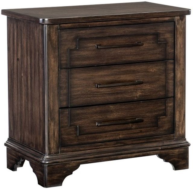 Homelegance® Boone Rustic Brown Nightstand | Jarons Furniture Outlet ...