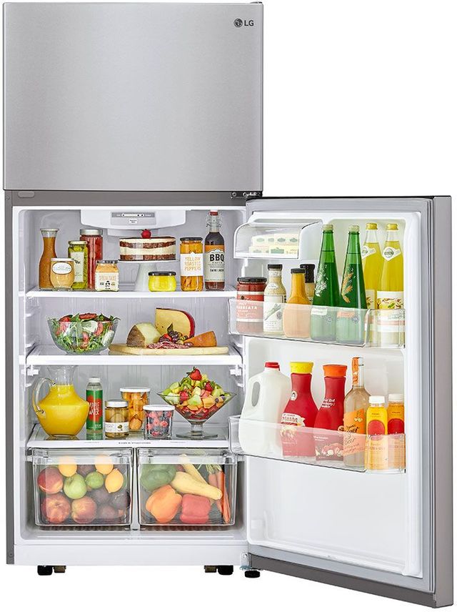 Réfrigérateur à congélateur supérieur de 30 po LG® de 20,2 pi³ - Acier inoxydable 4