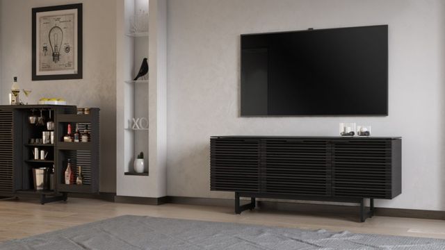 BDI Corridor® Charcoal Stained Ash Media Console 4