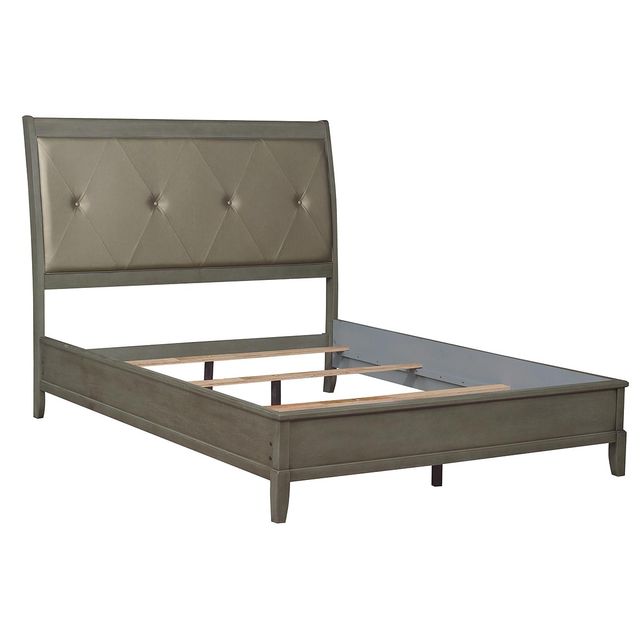 Homelegance Gray Loft Queen Upholstered Bed-2