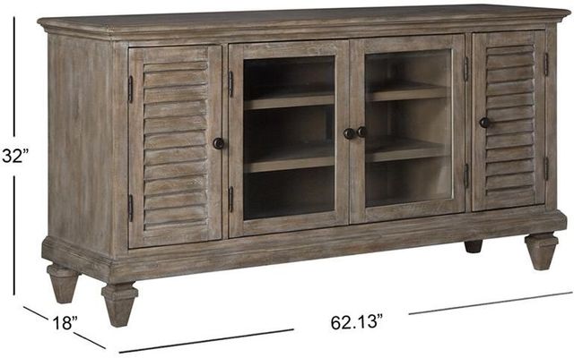 Magnussen® Home Lancaster Dovetail Grey Small Console 3