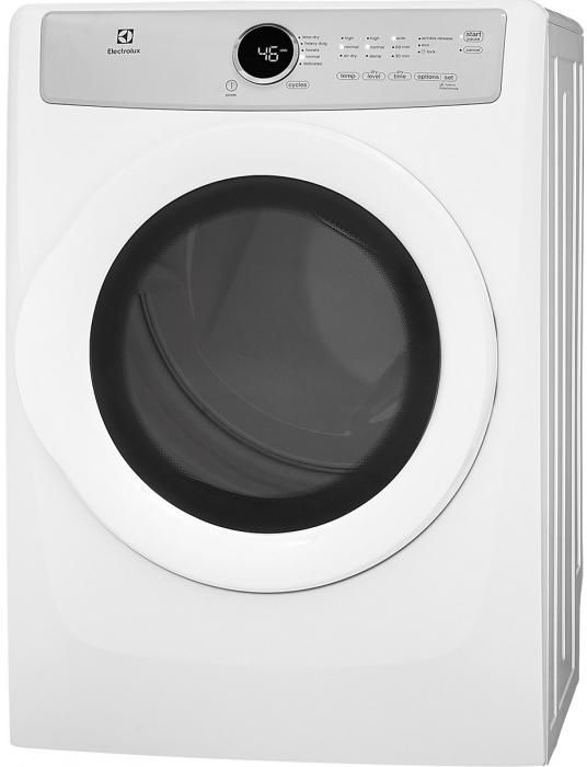 Electrolux 8.0 Cu. Ft. Island White Front Load Gas Dryer 1
