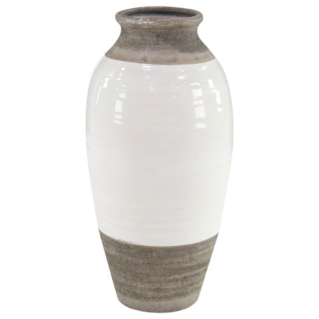 Uma Gray Ceramic Coastal Vase-0
