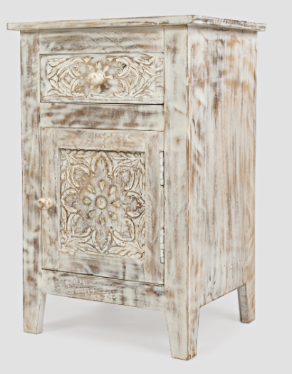 Jofran Inc. Global Archive Hand Carved Accent Table 3