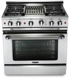 Capital Culinarian 36" Stainless Steel Free Standing Gas Range