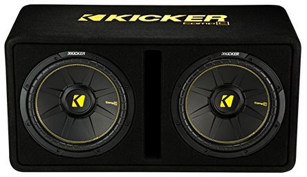 Kicker® CompC Dual 10" Loaded Enclosure