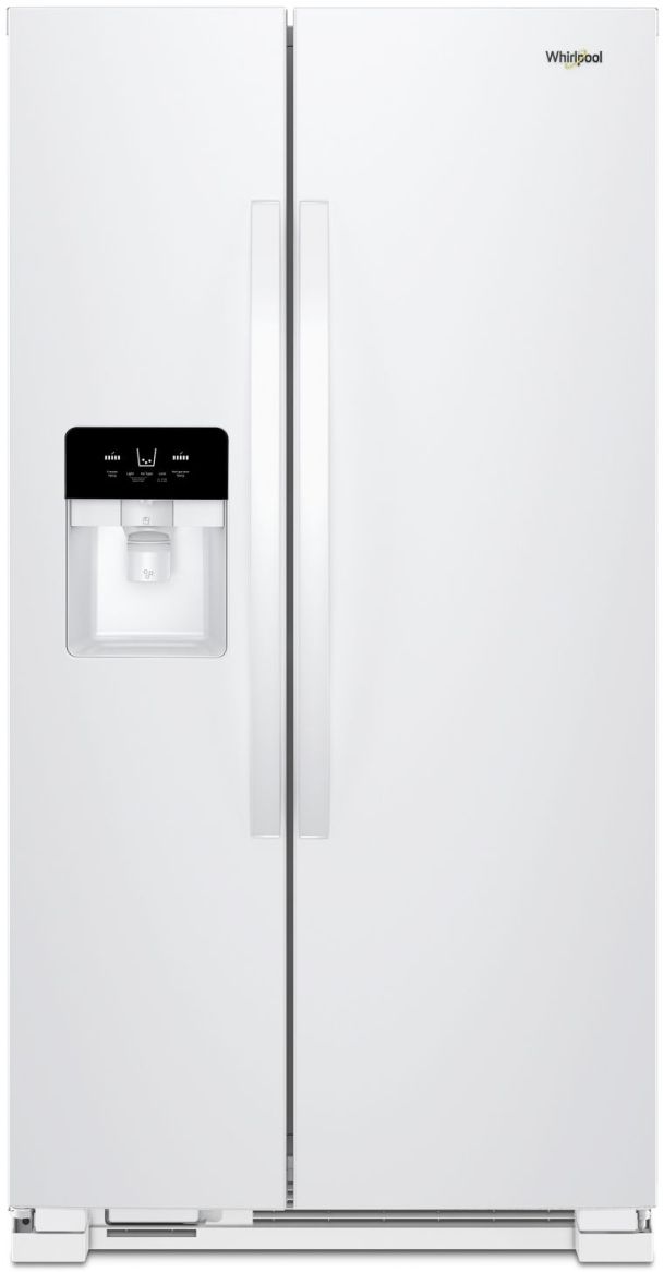 Whirlpool® 33 in. 21.0 Cu. Ft. White Side-by-Side Refrigerator