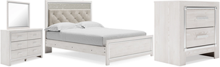 Signature Design by Ashley® Altyra 4-Piece White Full Panel Bed Set
