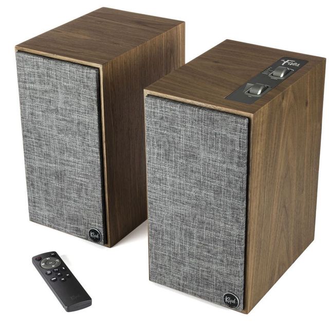 Klipsch® The Fives Walnut Powered Speakers 2