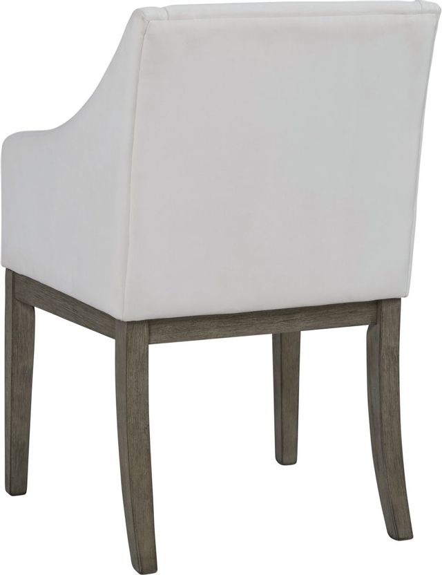 Benchcraft® Anibecca Gray/Off White Dining Arm Chair-1