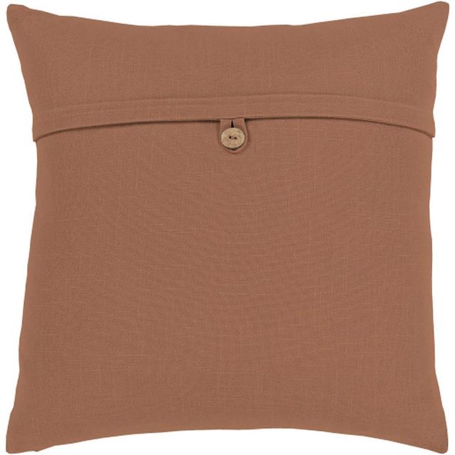 Surya Penelope Camel 18"x18" Pillow Shell with Polyester Insert-0