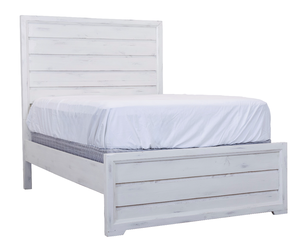 Vintage Furniture Windjammer Nero White Twin Panel Bed