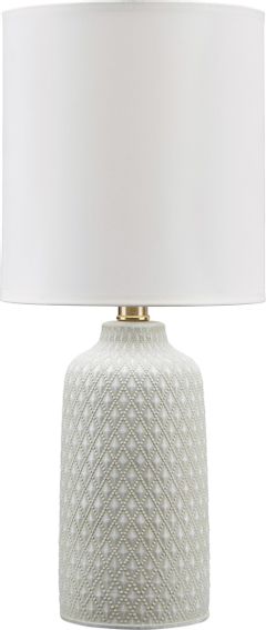Signature Design by Ashley® Donnford Gray Ceramic Table Lamp