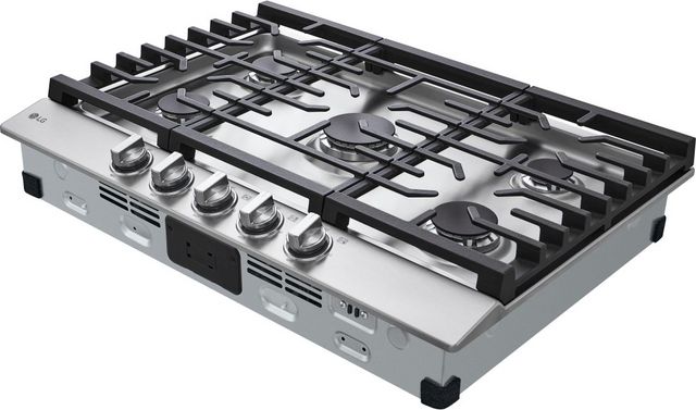 LG 30" Stainless Steel Gas Cooktop-3
