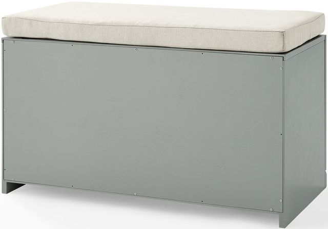 Crosley Furniture® Harper Gray/Creme Entryway Bench-3