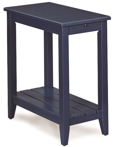 Null Furniture 6618 Navy Chairside End Table