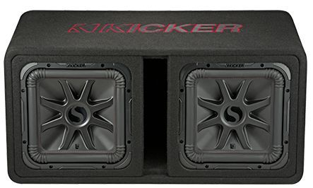 Kicker® Dual 12" L7R Subwoofer Enclosure