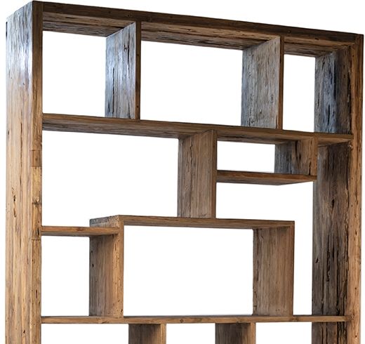 Dovetail Furniture Mariz Natural Bookcase 1