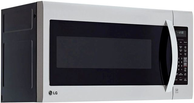 LG 2.0 Cu. Ft. PrintProof™ Black Stainless Steel Over the Range Microwave 11