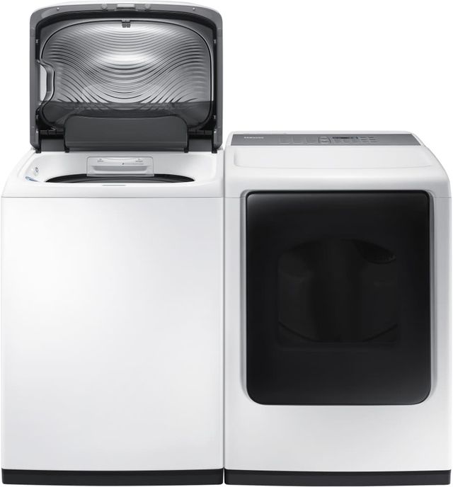Samsung 7.4 Cu. Ft. White Front Load Gas Dryer 5
