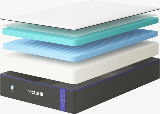 Nectar Premier 13" Memory Foam King Mattress in a Box and Foundation Set 3