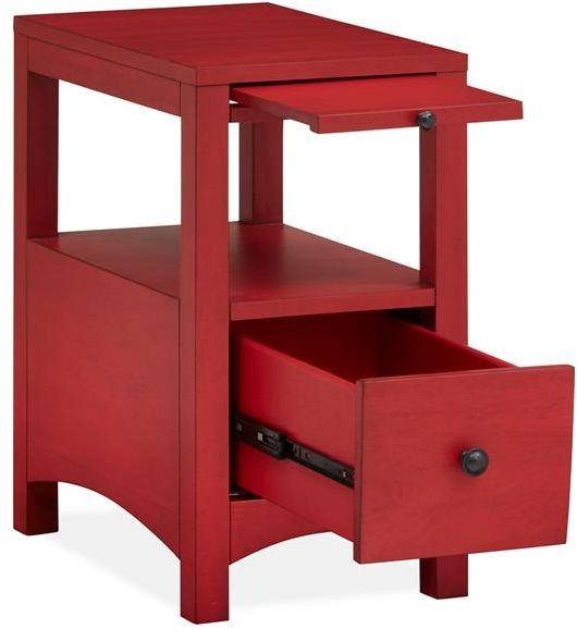 Magnussen Home® Mosaic Red Chairside End Table 6