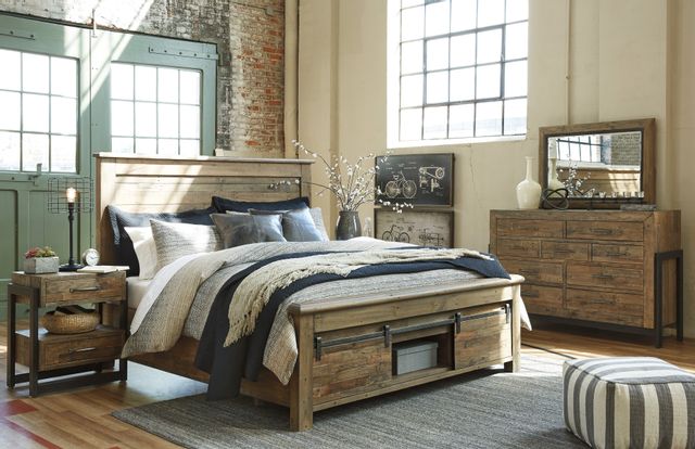 Tête de lit à panneaux grand grand Sommerford, brun, Signature Design by Ashley® 3