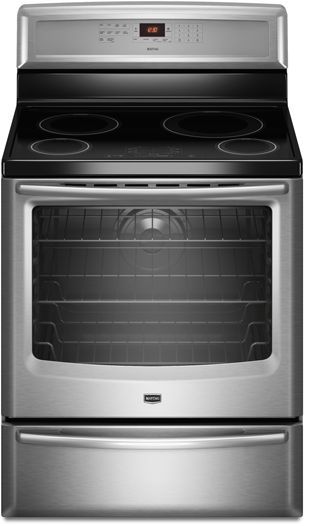 Maytag® 30" Free Standing Induction Range-Stainless Steel 0