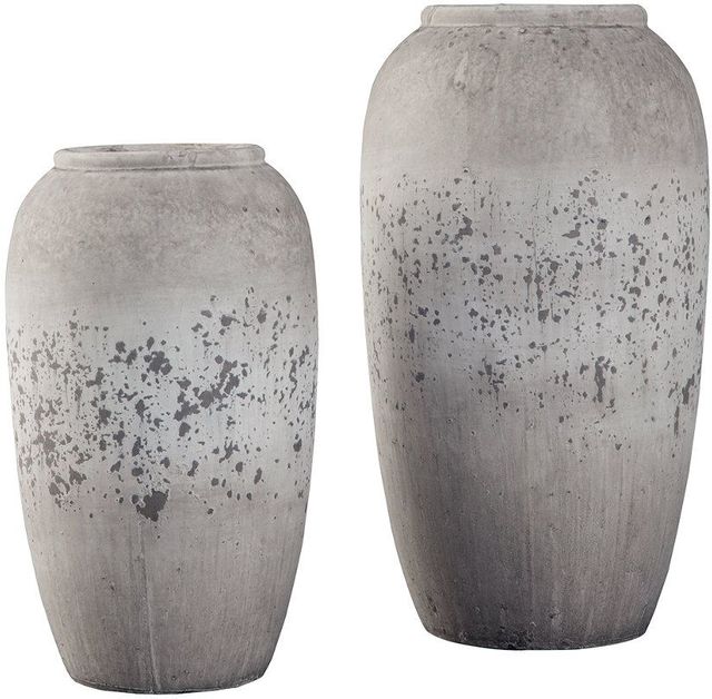 Signature Design by Ashley® Dimitra Brown and Cream Vases (Set of 2)-0