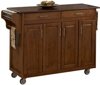 homestyles® Create-a-Cart Cottage Oak/Natural Wood Kitchen Cart