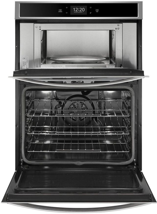 Whirlpool® 30" Stainless Steel Oven/Microwave Combo Electric Wall Oven-2