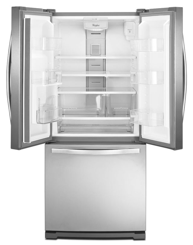 Whirlpool® 19.7 Cu. Ft. French Door Refrigerator-Monochromatic Stainless Steel 1