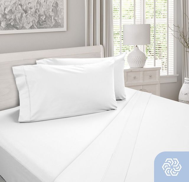 DreamFit® DreamCool™ Egyptian Cotton Snowflake Standard Extra Pillowcase 8