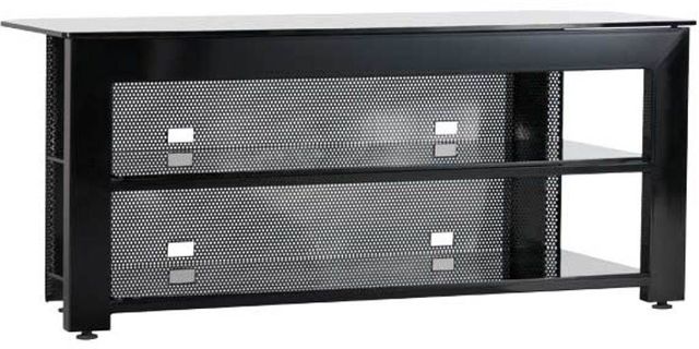 Sanus® Steel Series Black Widescreen TV / AV Stand 0