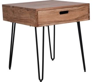 Jofran Inc. Rollins Natural End Table with Drawer