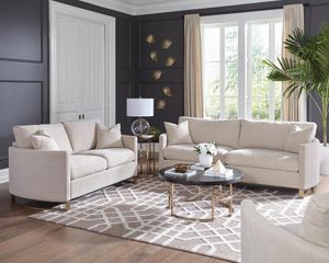 Coaster® Corliss 2-Piece Beige Living Room Set