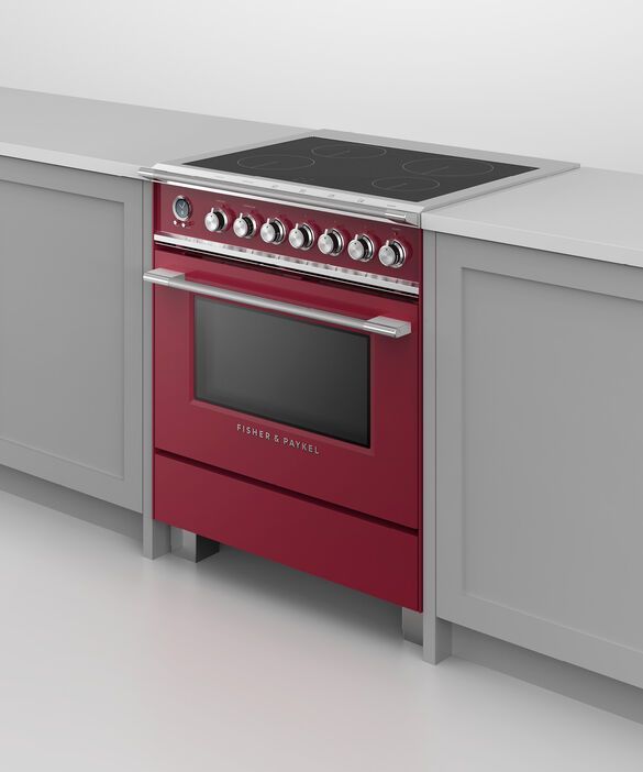 Fisher & Paykel Series 9 30" Red Induction Range 4