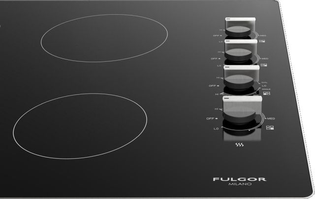 Fulgor Milano® 300 Series 24" Stainless Steel Electric Cooktop 5