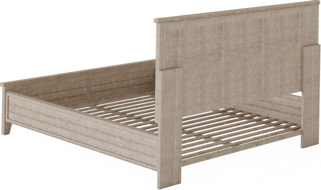 Flexsteel® Chevron Stone Gray King Panel Bed 4