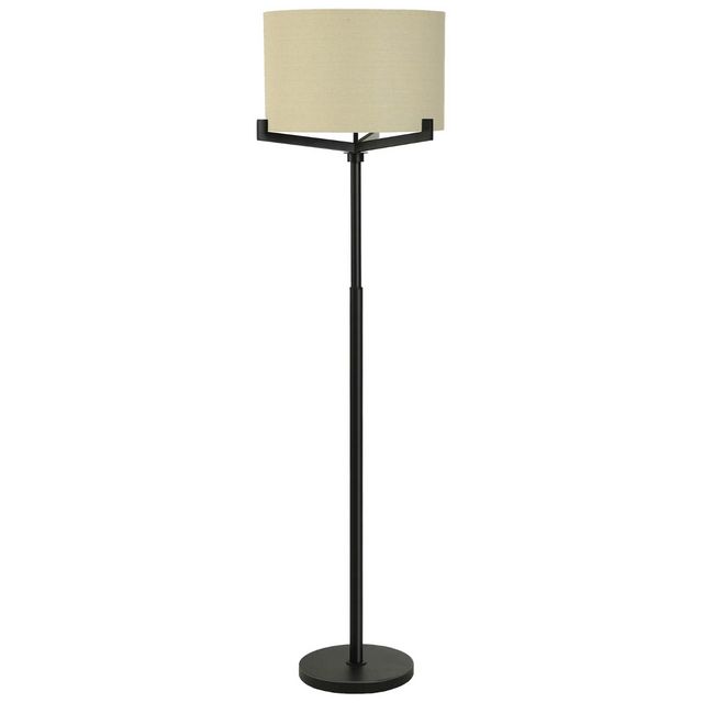 Style Craft Brushed Black Floor Lamp-0