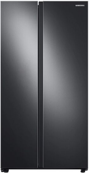 Samsung 22.6 Cu. Ft. Fingerprint Resistant Black Stainless Steel Counter Depth Side-by-Side Refrigerator 0