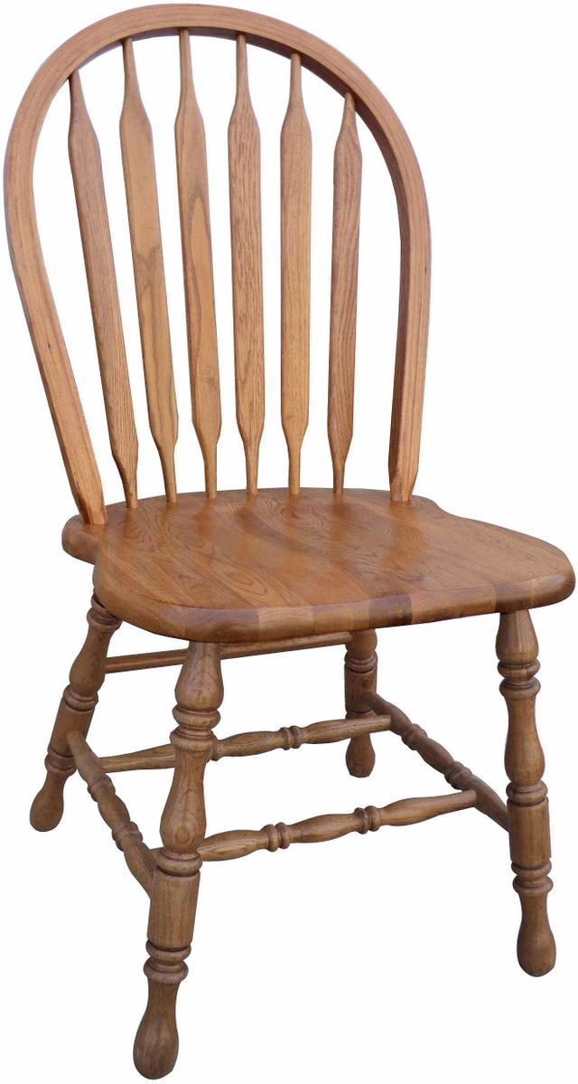 Tennessee Enterprises Inc. Country Harvest Brown Arrowback Side Chair
