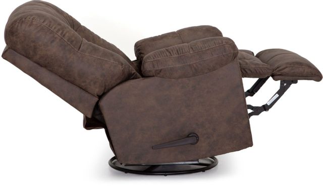 Connery Coffee Swivel Recliner-4