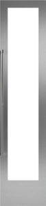 Gaggenau 18" Stainless Steel Frame Refrigerator Door Panel with Handle