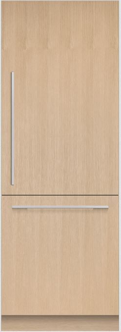Fisher & Paykel Series 9 30 in. 15.9 Cu. Ft. Integrated Column Bottom Freezer Refrigerator