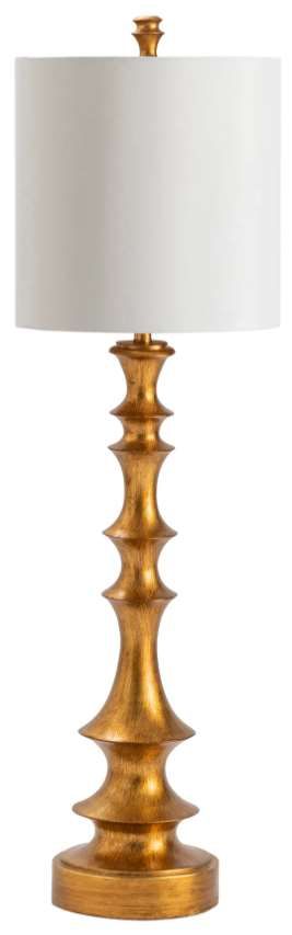 Crestview Collection Langston Gold Leaf Table Lamp-0