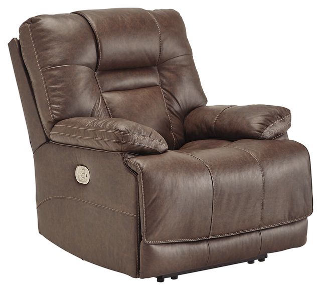 Signature Design by Ashley® Wurstrow Umber Power Recliner with Adjustable Headrest 6